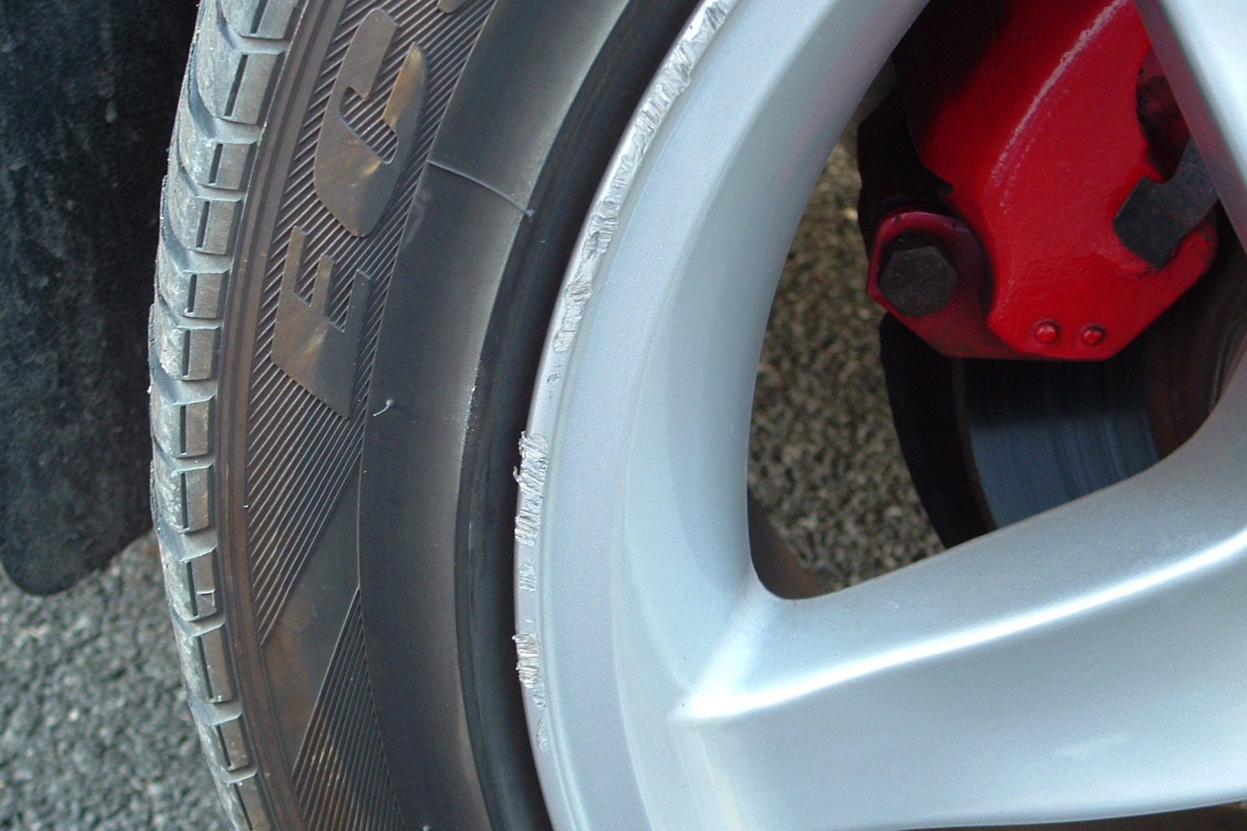 Curb Damage and Refinishing Repair Service The Rim Doctor